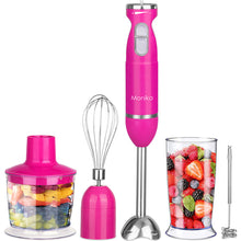Load image into Gallery viewer, Monika 5In1 Electric Stick Blender Handheld Mixer Chopper Stainless Steel Whisk
