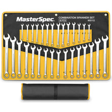 Load image into Gallery viewer, MasterSpec 30pcs Combination Spanner Set | SAE 1/4" to 1", Metric 6mm to 24mm, 15° Offset Box End &amp; 12-Point Design for Automotive Repair Furniture Assembly