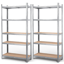 Load image into Gallery viewer, MasterSpec 2PCS 5-Tier Garage Shelving 1500x700x300mm Warehouse Rack Shelf Storage Rack Garage Shelves