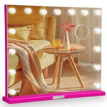 Load image into Gallery viewer, Monika 60*52cm Makeup Mirror With Dimmable Lights 15 LED Lighted Vanity Mirrors Wall