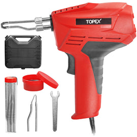 TOPEX Heavy Duty Soldering Gun Iron Kit Fast Heating Hot Knife Plastic Foam Cut