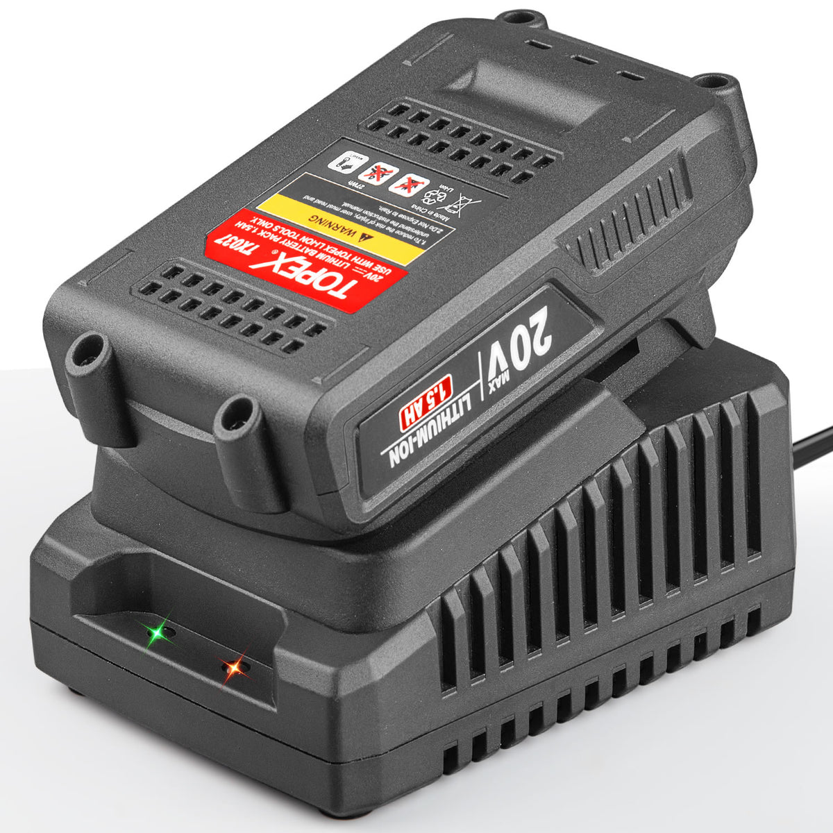 TOPEX 20V 1.5Ah Battery & Faster Charger Kit – topto