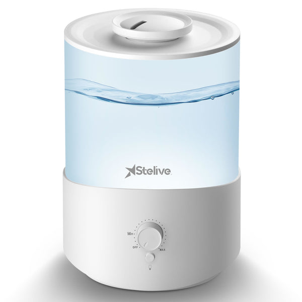 Stelive 2.5L Humidifier for Bedroom Children's Room, Cool Mist Humidifier and Essential Oil Diffuser Combo, Top Fill Humidifier for Baby, Home, Plant