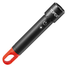Load image into Gallery viewer, TOPEX LED Torch Rechargeable, 800 Lumens, 600M Super Bright Adjustable Focus Flashlight, 9 Lighting Modes, Waterproof Torch for Camping, Outdoor