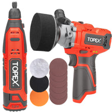 Load image into Gallery viewer, TOPEX 12V Cordless Power Tool Kit Polisher Rotary Tool