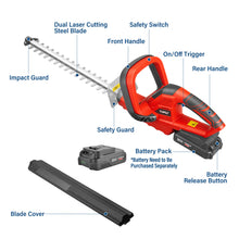 Load image into Gallery viewer, TOPEX 20V Cordless Blower and Hedge Trimmer Combo Kit w/ Battery