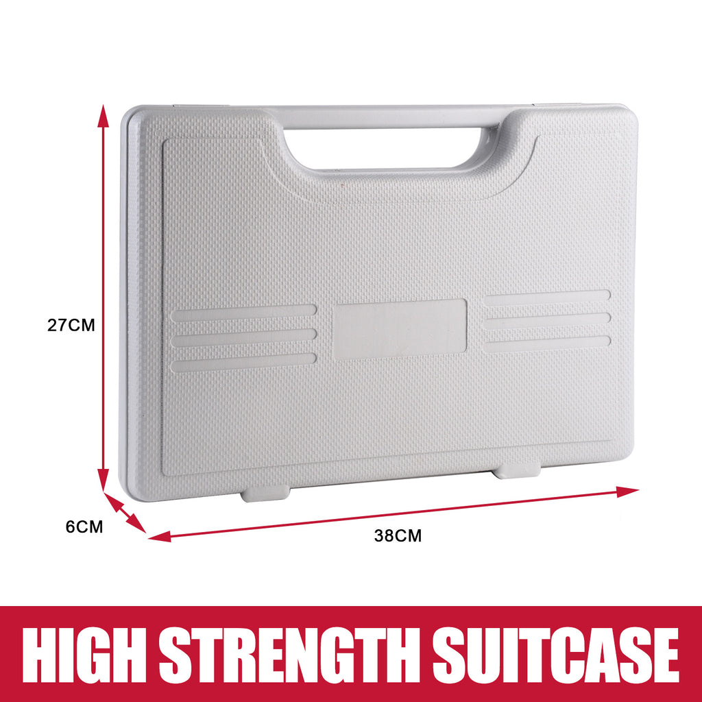 25-Piece Socket & Ratchet Spanner Set – CR-V 1/2" Drive (Metric, Large Size)