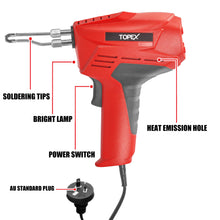 Load image into Gallery viewer, TOPEX Heavy Duty Soldering Gun Iron Kit Fast Heating Hot Knife Plastic Foam Cut