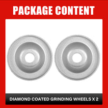 Load image into Gallery viewer, TOPEX 2-piece Diamond Coated Grinding Wheels For TX390 Replacement Accessory