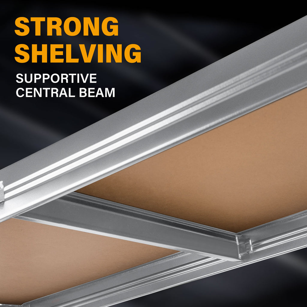 MasterSpec 2PCS 5-Tier Garage Shelving 1500x700x300mm Warehouse Rack Shelf Storage Rack Garage Shelves