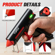Load image into Gallery viewer, TOPEX 4V Glue Gun &amp; 215 Pcs 7mm Sticks