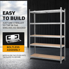 Load image into Gallery viewer, MasterSpec 5-Tier Garage Shelving 1800x1200x400mm Warehouse Rack Shelf Storage Rack Garage Shelves