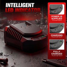 Load image into Gallery viewer, TOPEX 20v 4.0Ah Battery &amp; Fast Charger Kit