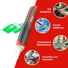 Load image into Gallery viewer, TOPEX 4V cordless Soldering Iron Glue Gun Nail gun w/ Charger