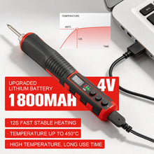 Load image into Gallery viewer, TOPEX 4V Max Cordless Soldering Iron and Charger, Cordless Soldering Iron Kit, 12 Sec Quick Heat Up