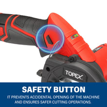 TOPEX 12V Max Cordless Circular Saw 85 mm Compact Lightweight w/ Battery & Charger