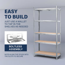Load image into Gallery viewer, MasterSpec 2Pcs Garage Shelving Warehouse Shelf unit Storage Rack 1.8x0.9m