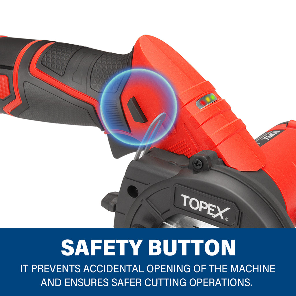 TOPEX 12V Cordless Power Tool Kit Angle Grinder Circular Saw