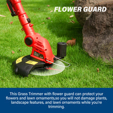Load image into Gallery viewer, TOPEX 20V Cordless Grass Trimmer,2-in-1 Weed Trimmer/Edger Lawn Tool Lightweight Skin Only without Battery