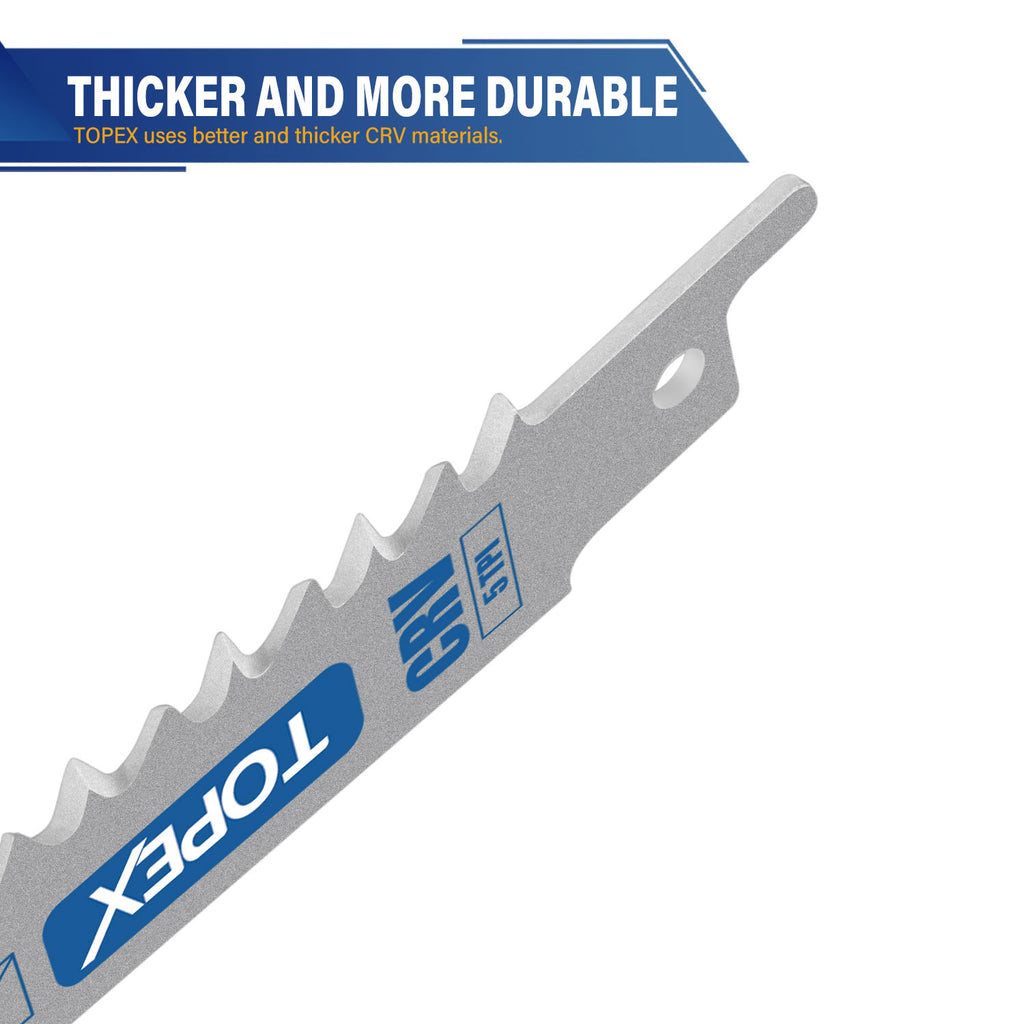 TOPEX 34 Piece Reciprocating Saw Blades, Premium Sawzall Blades for Metal and Wood cutting