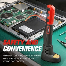 Load image into Gallery viewer, TOPEX 4V Max Cordless Soldering Iron and Charger, Cordless Soldering Iron Kit, 12 Sec Quick Heat Up