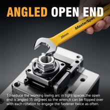 Load image into Gallery viewer, MasterSpec 25pcs Combination Spanner Set - Open Box End Wrench 6mm - 32mm Size, 15 Degree Offset Angle for Automotive Repair Furniture Assembly