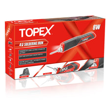 Load image into Gallery viewer, TOPEX 4V Max Cordless Soldering Iron with Rechargeable Lithium-Ion Battery