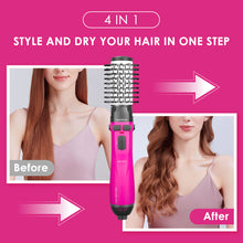 Load image into Gallery viewer, Monika 4 in 1 1200W Hair Styler Auto Curler Hot Air Brush w/ Ionic Care Tech Straightening Curling Blow Drying