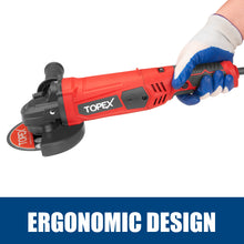 Load image into Gallery viewer, TOPEX 1200W Angle Grinder Heavy Duty 125mm 5&quot; Angle Grinder w/ Cutting Disc