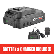 Load image into Gallery viewer, TOPEX 2 in 1 20V Cordless Impact Wrench Driver 1/2&quot; w/ Sockets Battery &amp; Charger(Two Batteries)