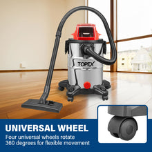 Load image into Gallery viewer, TOPEX 20V 25L Cordless Wet &amp; Dry Vacuum Cleaner &amp; Blower