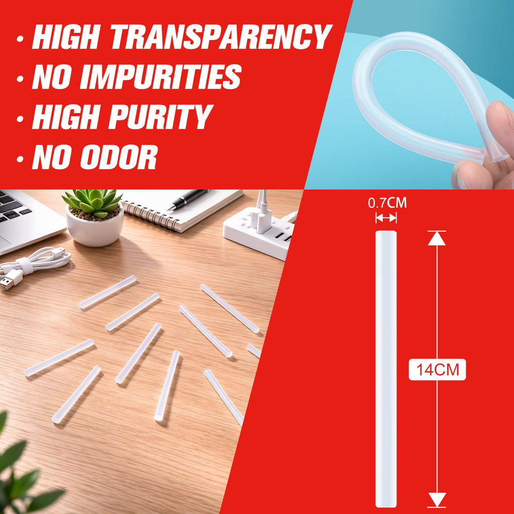 TOPEX 4V Glue Gun & 215 Pcs 7mm Sticks