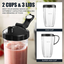 Load image into Gallery viewer, Stelive 1000W Electric Juice Blender Portable Blender Fresh Juice Mixer Smoothie Maker Electric Shakes Juicer Machine (Black)