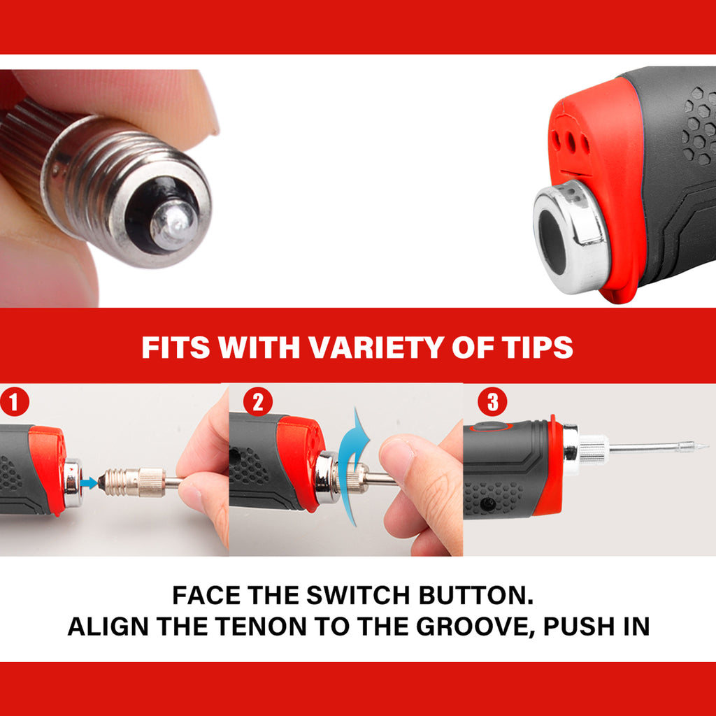 TOPEX 4V cordless Soldering Iron Glue Gun Nail gun w/ Charger