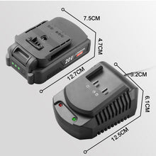 Load image into Gallery viewer, TOPEX 20V 2.0Ah Battery &amp; Faster Charger Kit