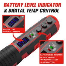 Load image into Gallery viewer, TOPEX 4V Combo Kit Lithium-Ion Hot Melt Glue Gun Soldering Iron Set w/ Charger