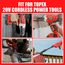 Load image into Gallery viewer, TOPEX 20V 2.0Ah Battery &amp; Faster Charger Kit