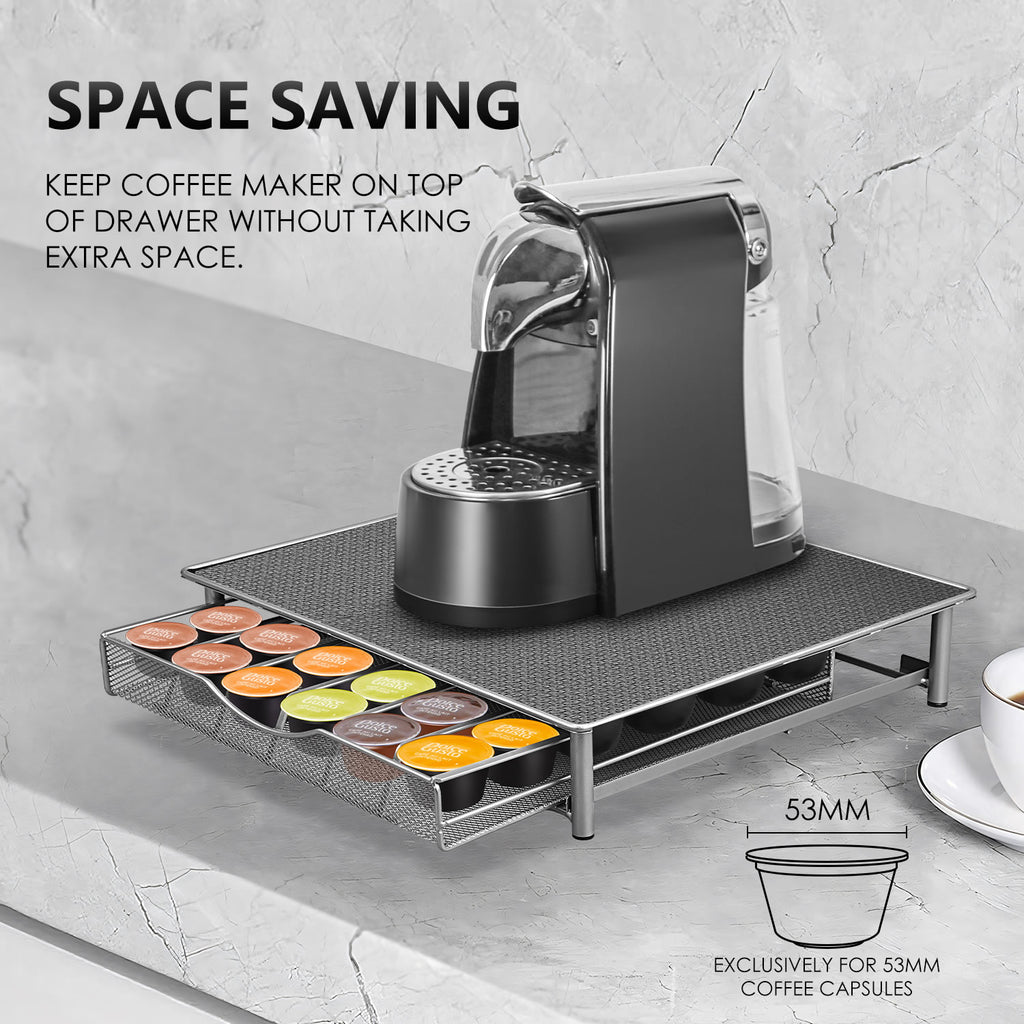 Stelive Coffee Capsules Holder Drawer Coffee Pod Holder 36 Coffee Pods Storage Drawer Capsule Stand