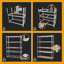 Load image into Gallery viewer, MasterSpec 5-Tier Garage Shelving 1800x1200x400mm Warehouse Rack Shelf Storage Rack Garage Shelves