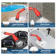 Load image into Gallery viewer, TOPEX Cordless Power Scrubber Combo: 20V Scrubber Brush + 4V MAX Cleaning Brush w/ Brush Heads