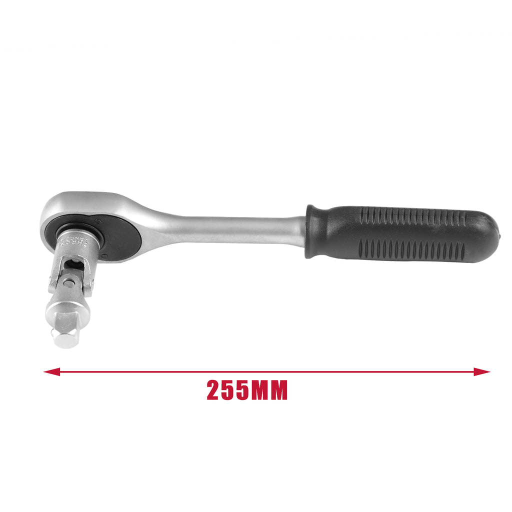 25-Piece Socket & Ratchet Spanner Set – CR-V 1/2" Drive (Metric, Large Size)