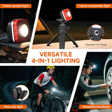 Load image into Gallery viewer, TOPEX Rechargeable Headlamp with 7 Light Modes &amp; 10H Runtime, IP64 Waterproof, Ergonomic Design for Camping Hiking Running Cycling Fishing