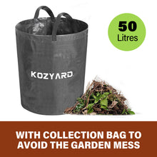 Load image into Gallery viewer, KOZYARD 2400W Electric Wood Chipper Garden Shredder w/ Collection Bag &amp; Feed Baffle