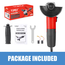 Load image into Gallery viewer, TOPEX Heavy Duty 900W 125mm 5inch Angle Grinder with Side Handle Protection Switch