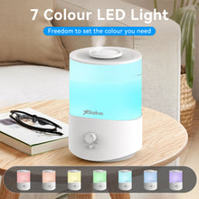 Load image into Gallery viewer, Stelive Humidifiers for Bedroom 30m2 Room, 2.5L Cool Mist Humidifier with Essential Oil Diffuser, Top Fill Humidifier for Baby, Home, Plant