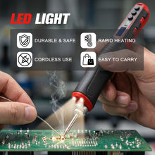 Load image into Gallery viewer, TOPEX 4V Max Cordless Glue Gun Soldering Iron Twin Kit with Adaptor Accessories
