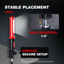 Load image into Gallery viewer, TOPEX 2 Pack Rechargeable Work Light, 2000 Lumens Magnetic LED Work Light with Hooks, 360° Rotation 3 Modes Light &amp; 1/4" Thread for Car Repair