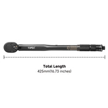 Load image into Gallery viewer, TOPEX 1/2&quot; Torque Wrench, 20-220 Nm / 14.7-162.2 ft-lb, Dual Scale, Heavy Duty for Automotive &amp; Mechanical Use