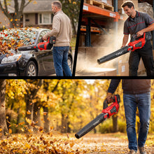 Load image into Gallery viewer, TOPEX 20V MAX Cordless Leaf Blower with 2-Speed Selection, 16,000 RPM, 144km/h Multipurpose Lightweight Leaf Blower Blow with Detachable Nozzle