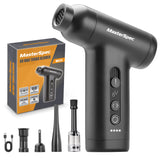 MasterSpec 8V Max Turbo Blower with 110000RPM Max Speed, 3.6kPa Suction, Rechargeable Portable Cleaner for Car, Keyboard & Home